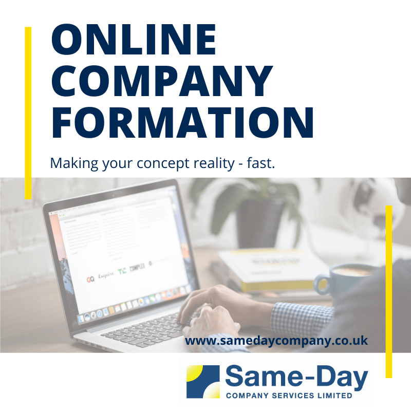 Online Company Formations from SameDay Company Services